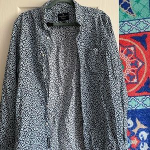 Floral AE button up